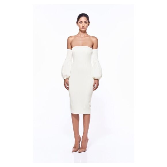 MISHA COLLECTION Dresses & Skirts - Misha Collection Merena Dress in Ivory
